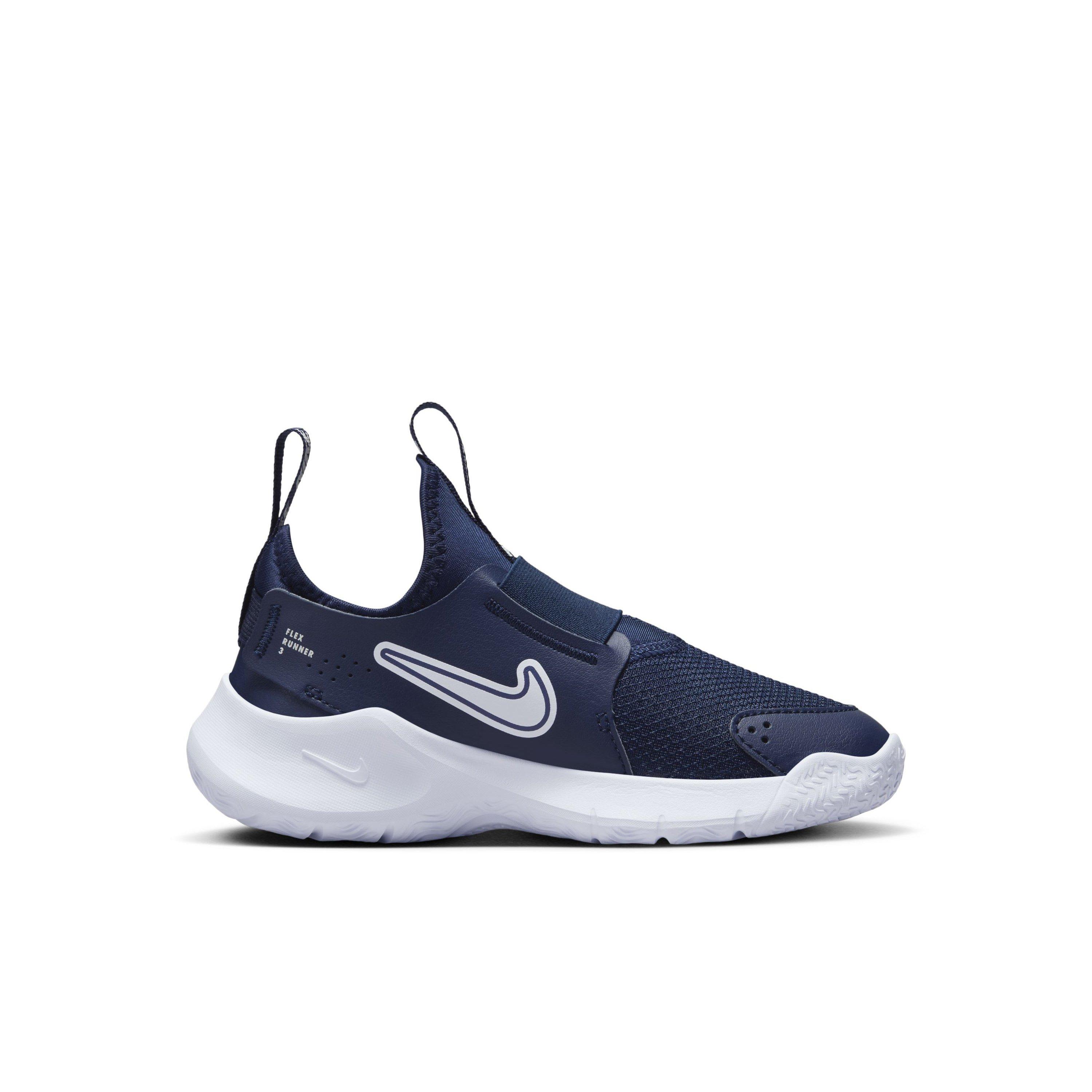 Nike Kids Preschool Flex Runner 3 Shoes Size 12 Midnight Navy White